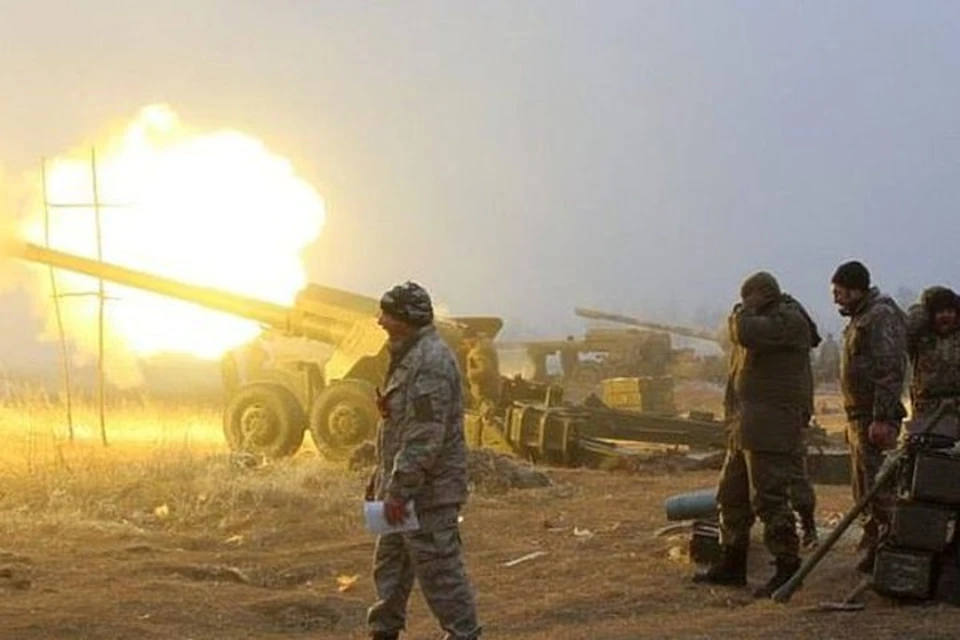 В Гольмовском украинские военные разрушили здание администрации. Фото: news-front.info