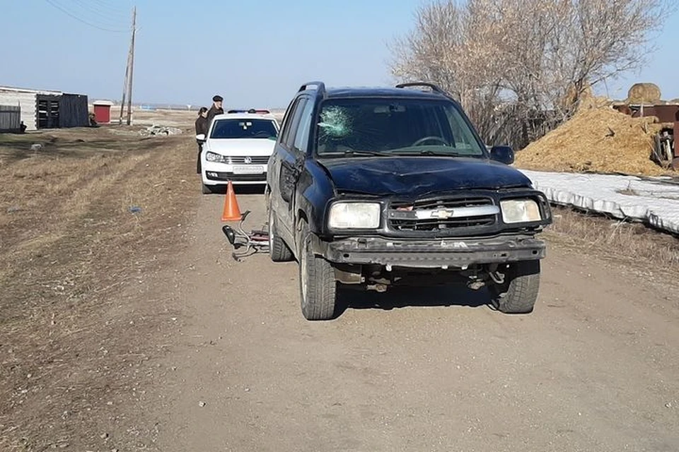 Под Новосибирском водитель сбил велосипедистов.