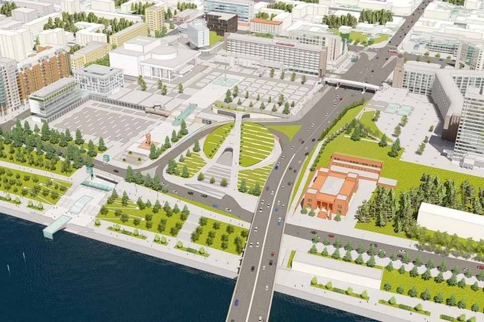 В Красноярске выбрали лучшую концепцию развития Театральной площади. Фото: администрация города
