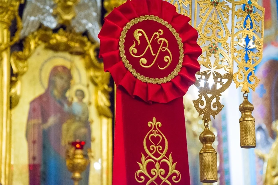 Богослужение проходит в Спасо-Преображенском кафедральном соборе. Фото: Донбасс Православный