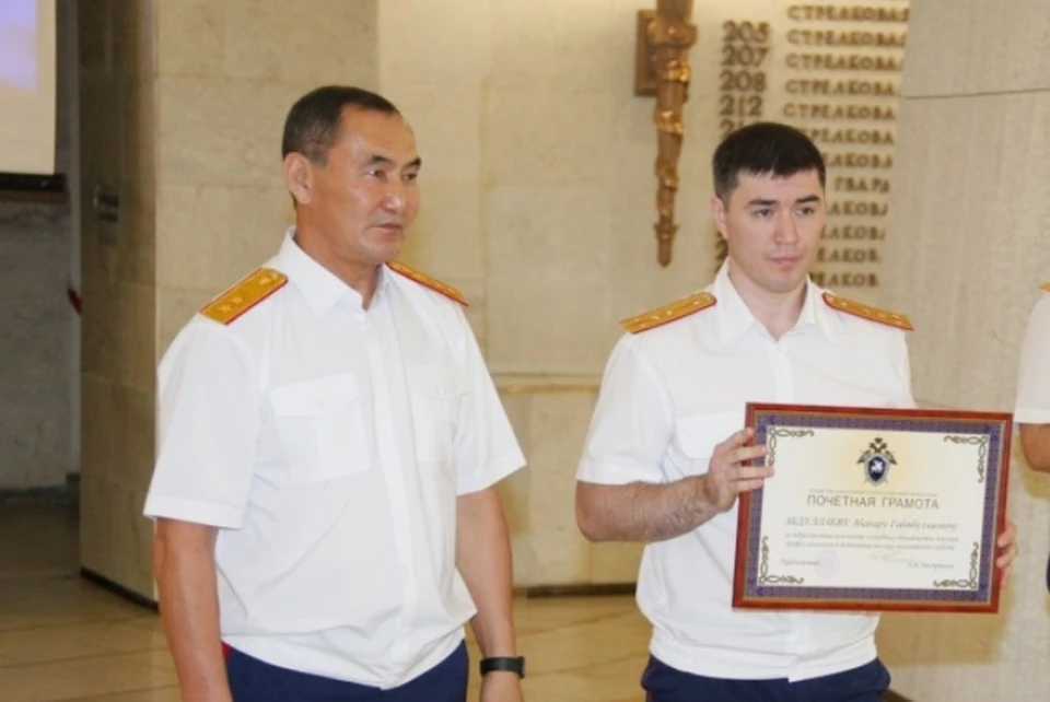 На фото слева - находящийся под следствием экс-руководитель регионального СКР Михаил Музраев, справа - Абакар Абдуллаев. Фото: СКР по Волгоградской области
