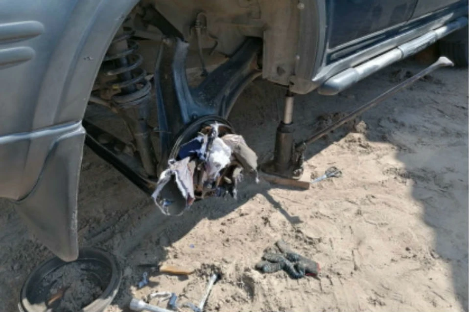 Автомобиль убил своего хозяина в Бурятии. Фото: СУ СК России по Иркутской области.
