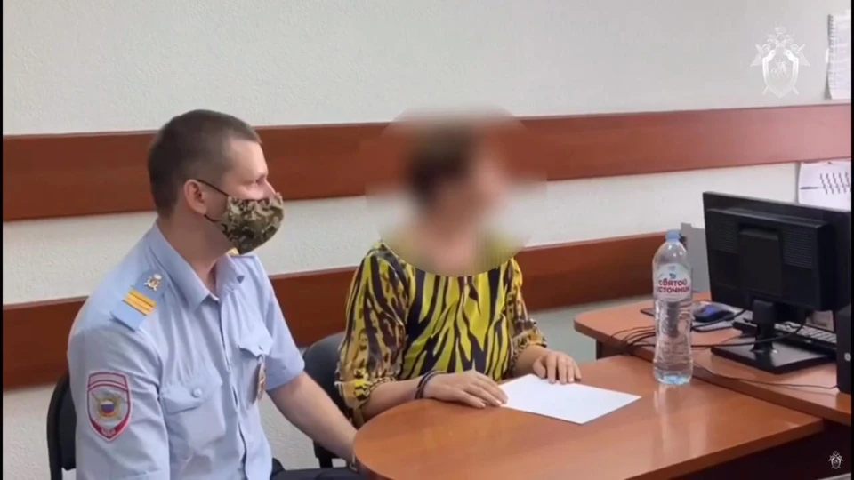 Видео допроса матери, замуровавшей сына в подвале в Астрахани, показал СК. Фото: кадр из видео Следственного комитета