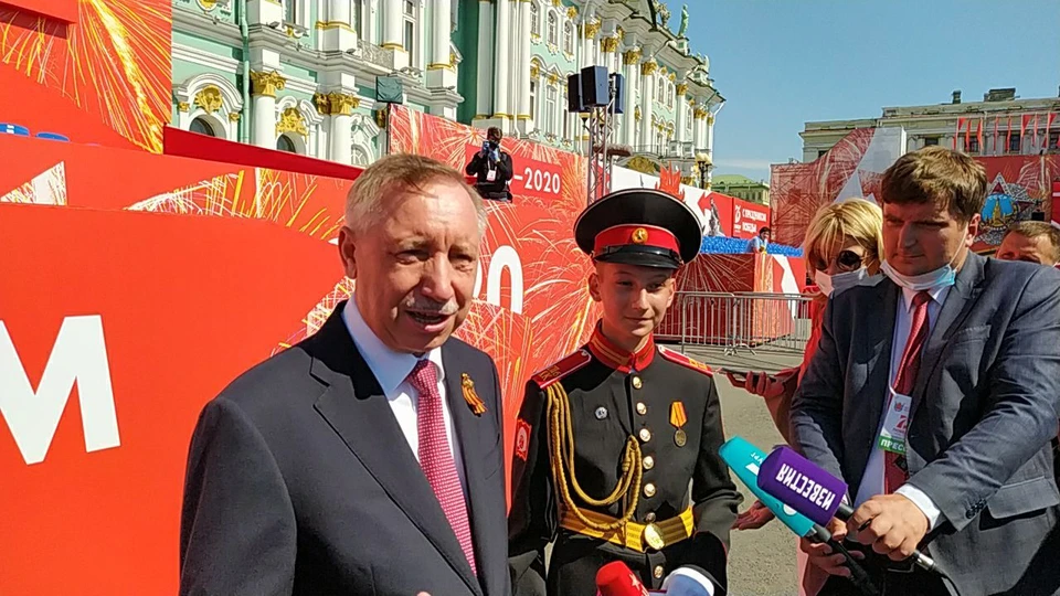 Александр Беглов высоко оценил проведенный Парад Победы в Санкт-Петербурге.