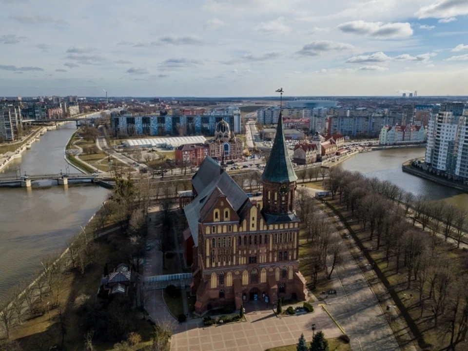 Калининград - самый западный областной центр в России.