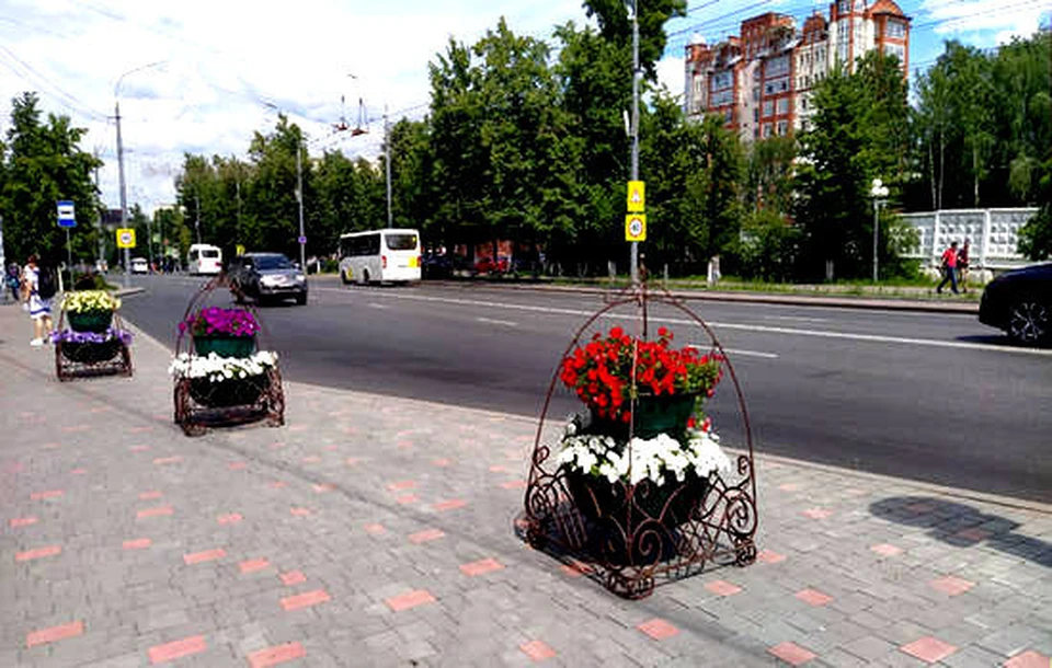 Томск превращается в разноцветный цветник