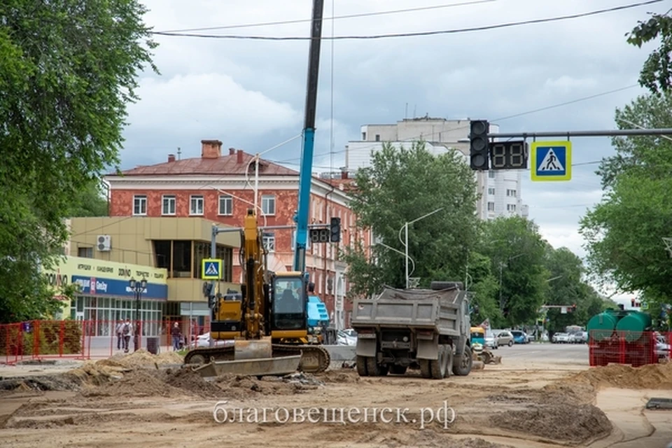 Дорожникам предстоит многое сделать. Фото: пресс-служба администрации города Благовещенска