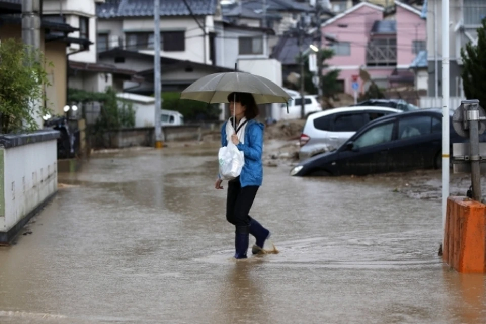 Сильные ливни в Японии вызвали наводнения в нескольких префектурах