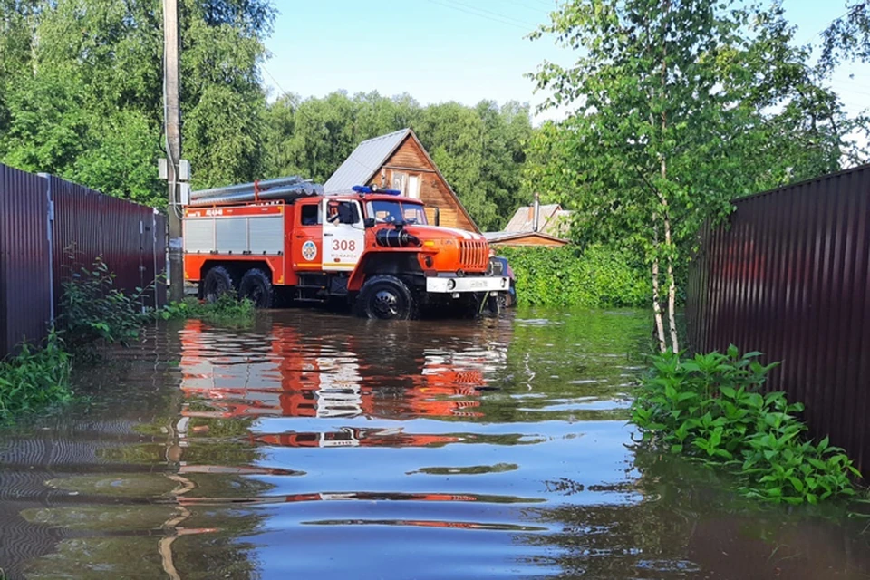 Затоплены 178 приусадебных участков. Фото: Дмитрий Абаренов