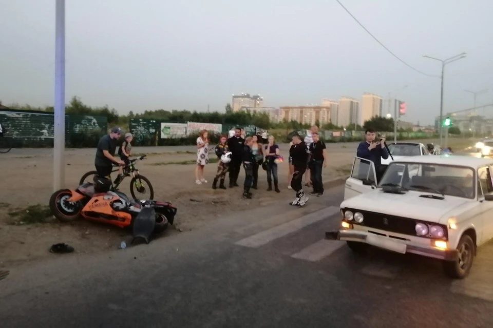 Авария произошла на Северо-западе Челябинска Фото: Управление ГИБДД по Челябинску