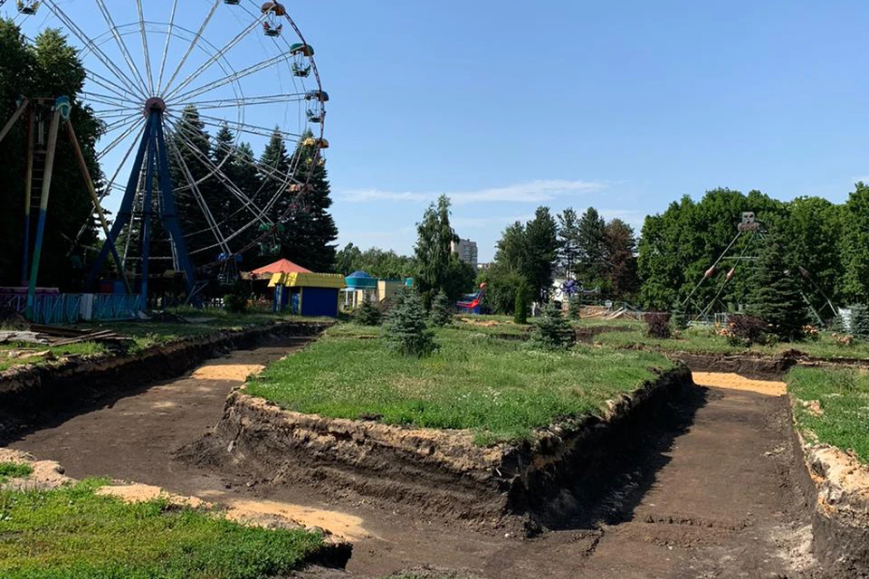 В Липецке благоустраивают парки