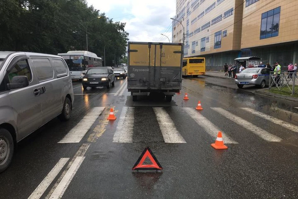 В Новосибирске грузовик сбил 6-летнего мальчика. Фото: ГИБДД Новосибирска
