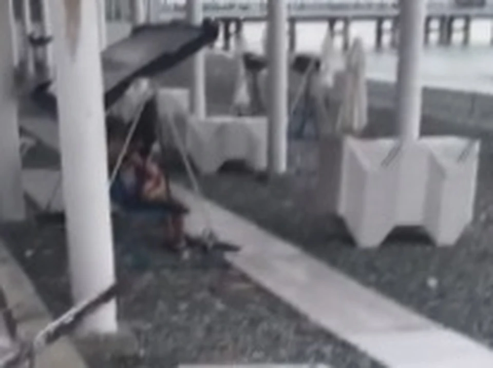 Полиция проверит видео, на котором парочка занялась сексом на пляжных качелях в Сочи.
