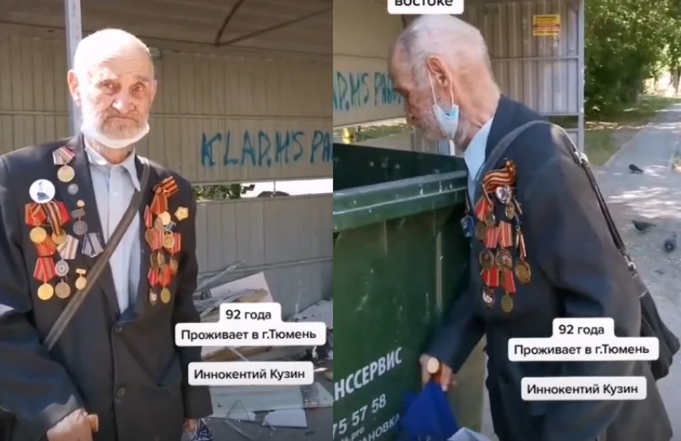 "Комсомолке" сообщили, что на самом деле "привело" ветерана к мусорке. Фотоколлаж: Ирина Ромашкина
