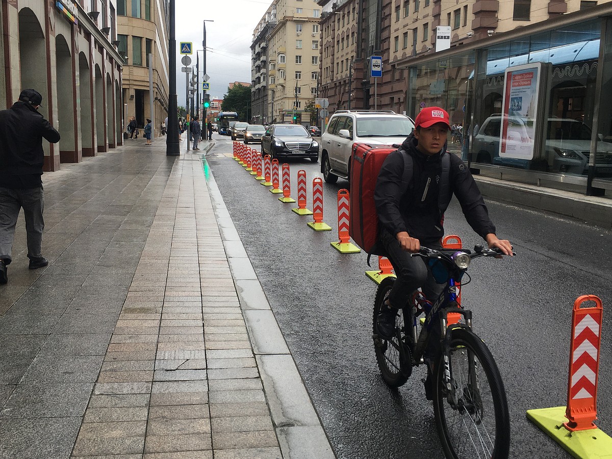 Москва двухколесная: на Садовом кольце появится велодорожка, на улице  Лесной - уже появилась - KP.RU