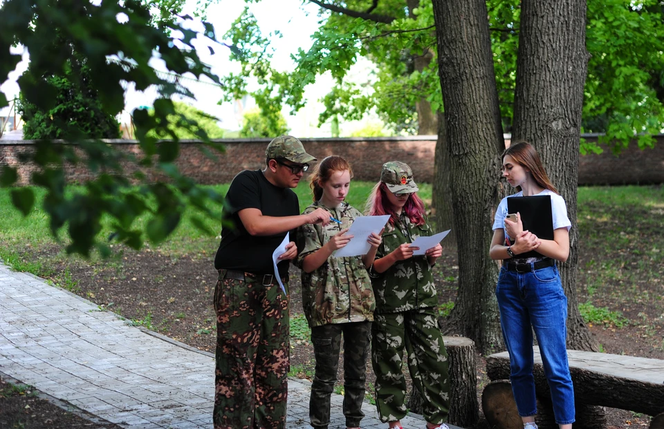 В Донецке молодежь провела квест, посвященный Курской дуге. Фото: Министерство молодежи, спорта и туризма