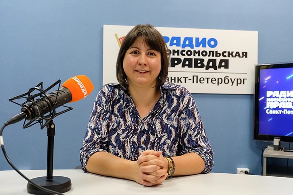 Яна Петыш в студии радио «Комсомольская Правда в Петербурге», 92.0 FM