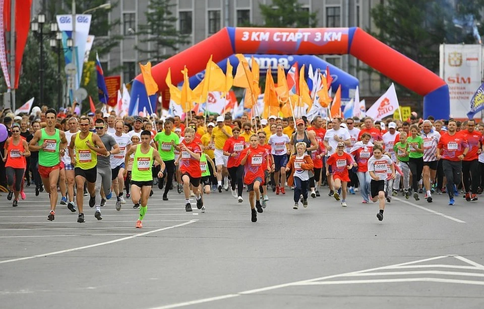 Самый массовый забег на 3 км в этом году пройдет онлайн. Фото: группа «Сибирский международный марафон»