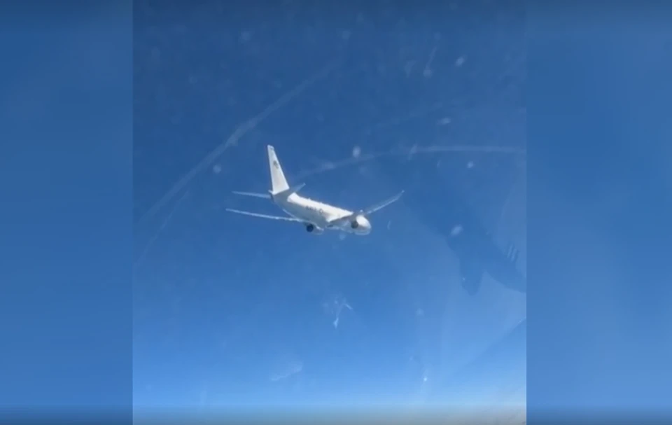 Видео перехвата российскими истребителями самолетов-разведчиков НАТО. Фото: кадр из видео Минобороны