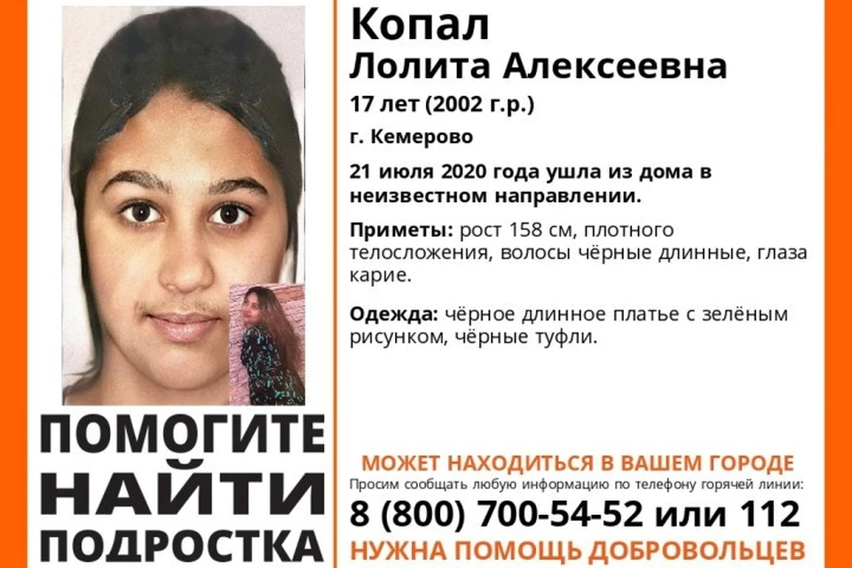 Фото: «Лиза Алерт Кузбасс» / «ВКонтакте»