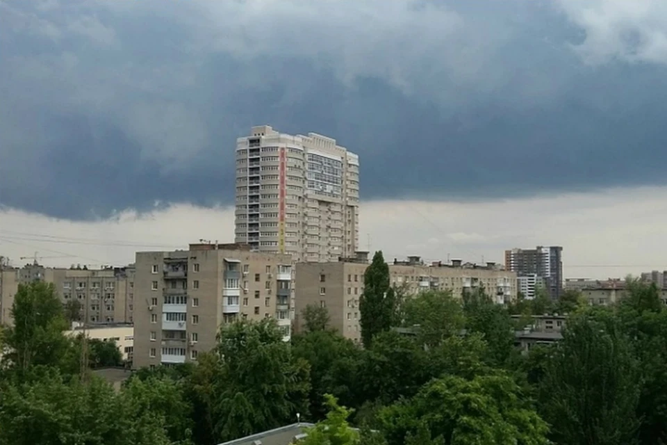 На Ростов надвигается гроза