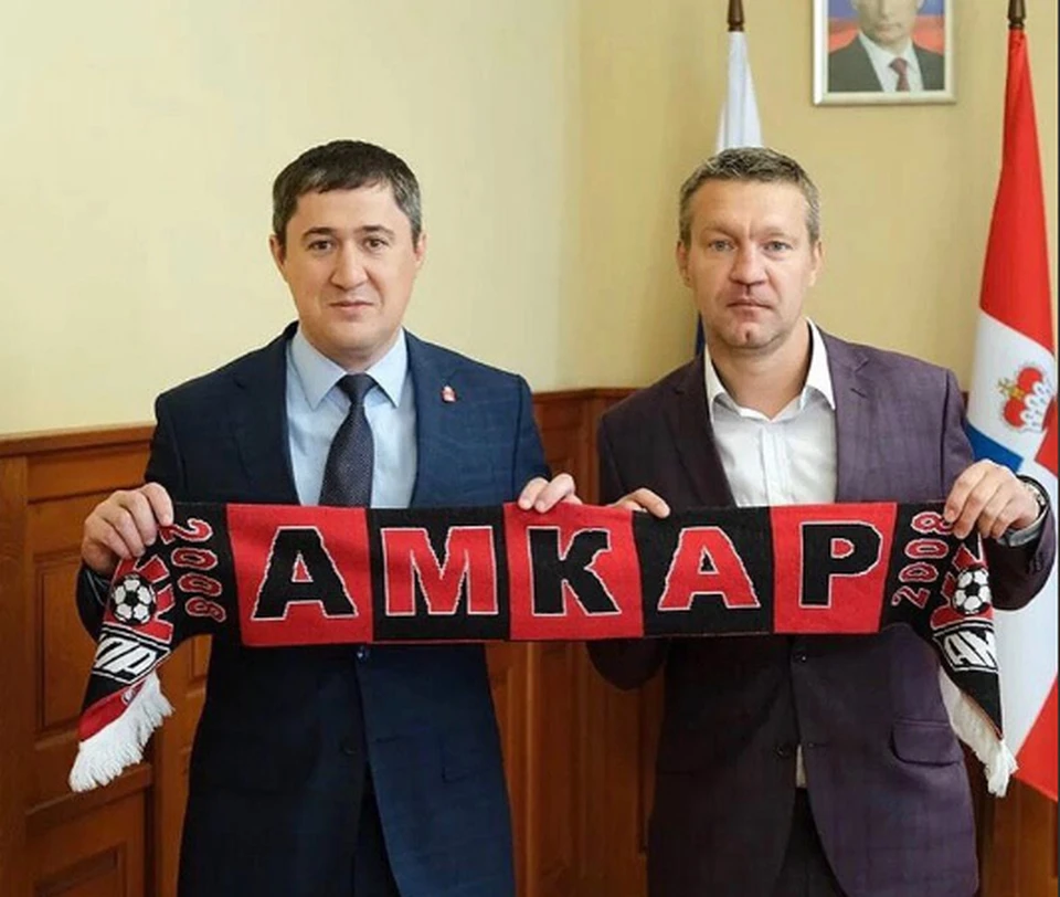 Дмитрий Махонин и Сергей Волков считают, что если не за два, то за три года вывести команду в первую лигу реально. Фото: Instagram Дмитрия Махонина.