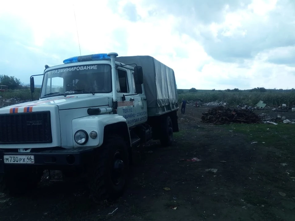 Мужчина распиливал взрывоопасные снаряды, и произошел взрыв