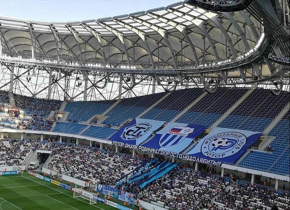 Первый матч РПЛ на Волгоград Арене пройдет 11 августа 2020.