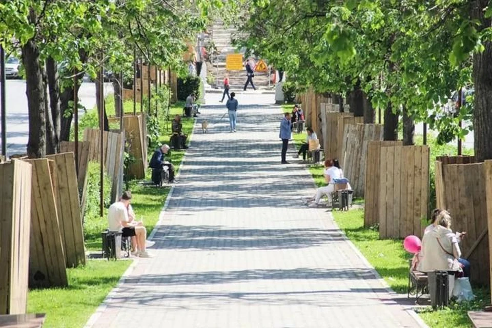 К 300-летию Перми реконструируют Комсомольский проспект.