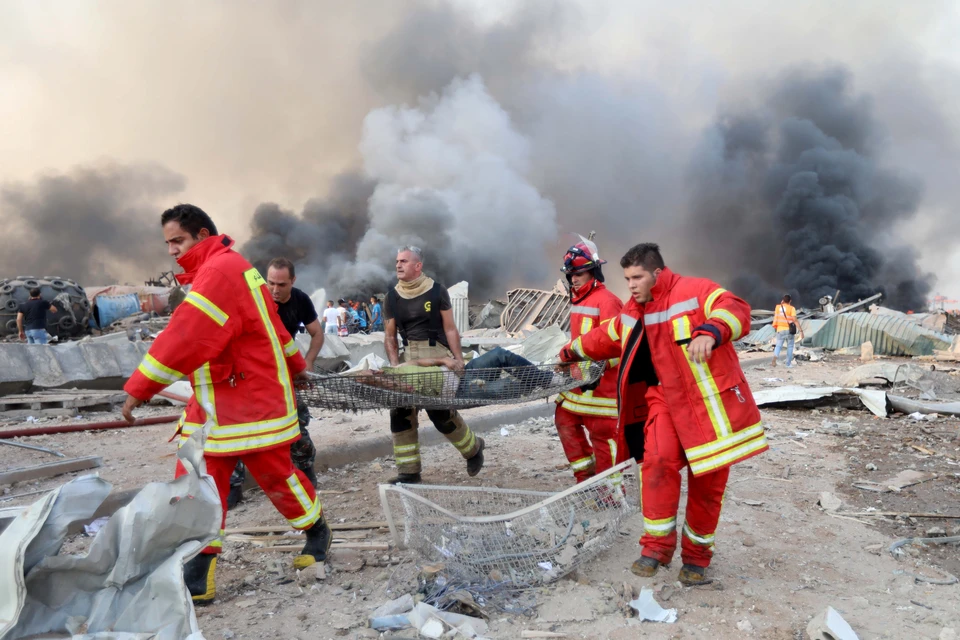 Минздрав Ливана сообщил о 30 жертвах взрыва в Бейруте