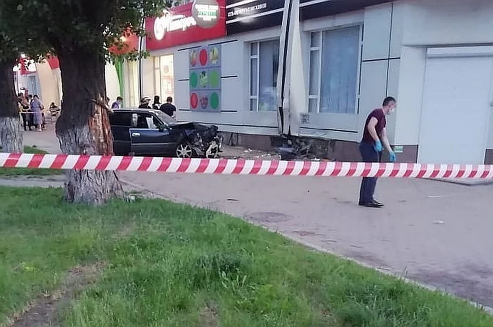 "Тойота" сразу после роковой аварии.