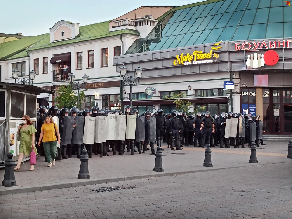Протестующие в Бресте собрались на пешеходной Советской и на проспекте Машерова.
