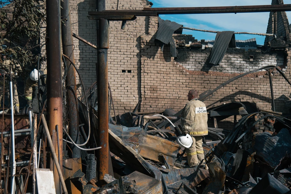 От многих домов после пожара ничего не осталось