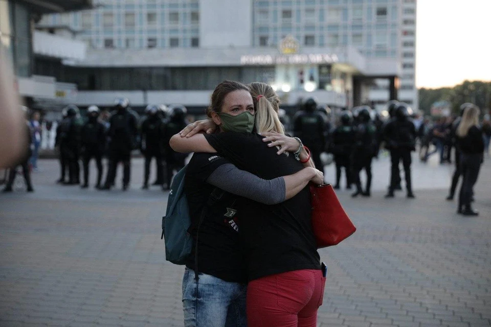 11 августа протесты в Минске продолжились