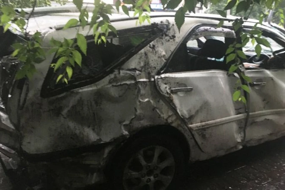 Автомобиль после ДТП.