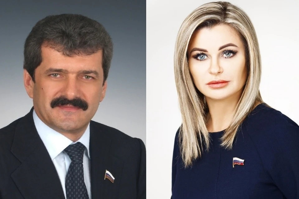 На фото самый богатый депутат Александр Ищенко и Елена Бондаренко, заработавшая 6 млн рублей за год