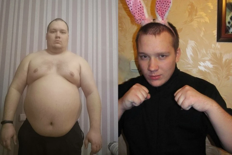 Вячеслав смог похудеть за полгода. Фото: личный архив.