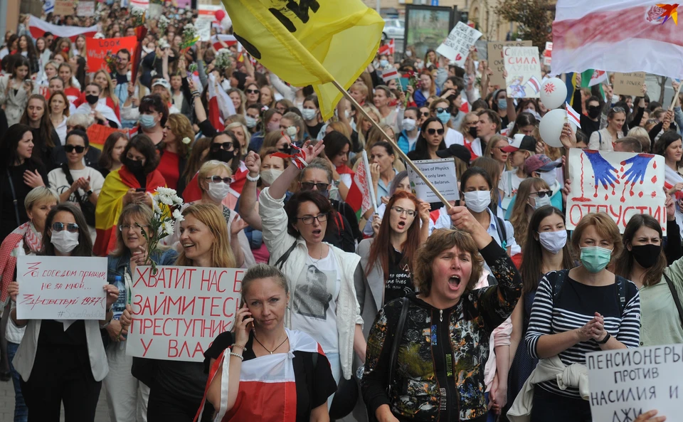 5 сентября женский марш прошел в Минске