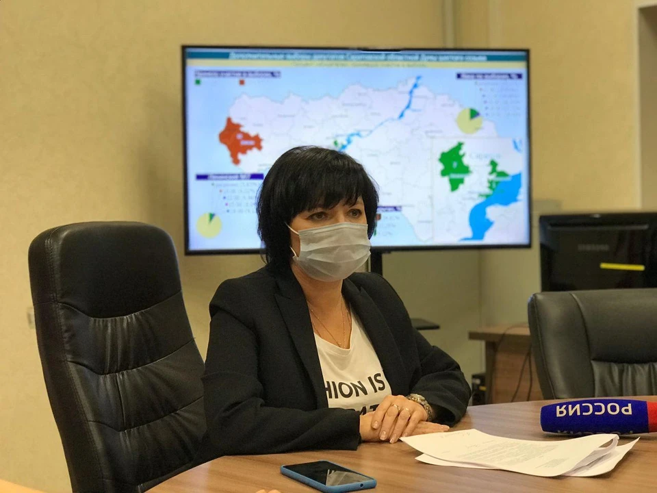 Председатель избирательной комиссии Саратовской области Ирина Романова