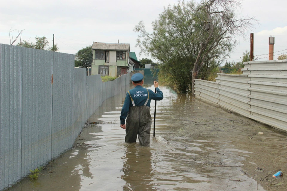 В Нанайском районе Хабаровского края большая вода зашла на дороги