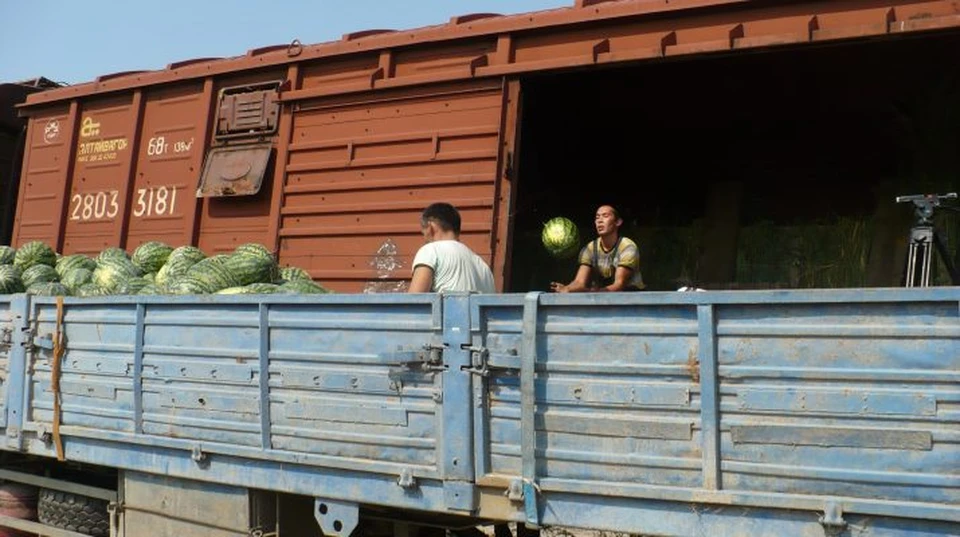 Урожай Астраханской области продолжает поступать в другие регионы