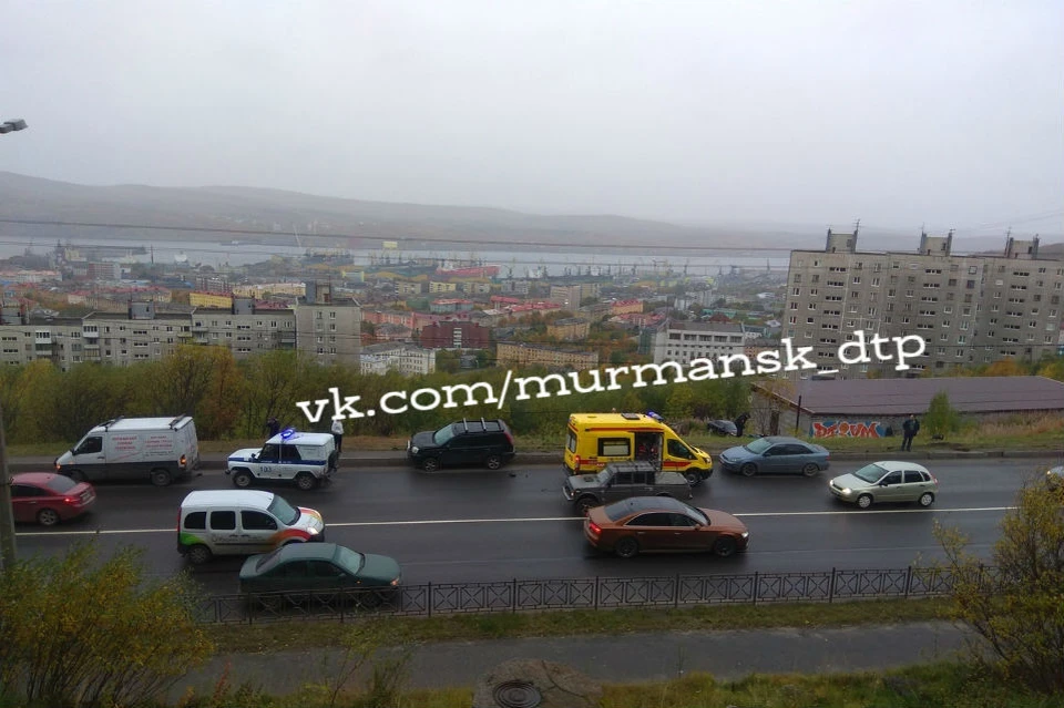 В первой аварии пострадали два пешехода. Фото: vk.com/murmansk_dtp