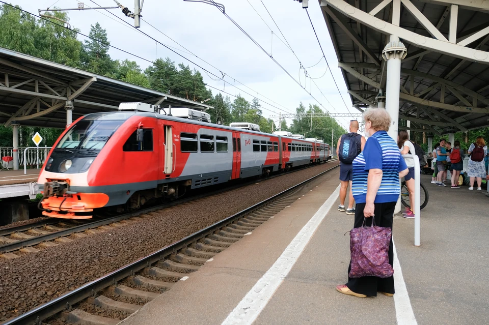 Мужчину сбил поезд на станции Рыбацкое в Петербурге