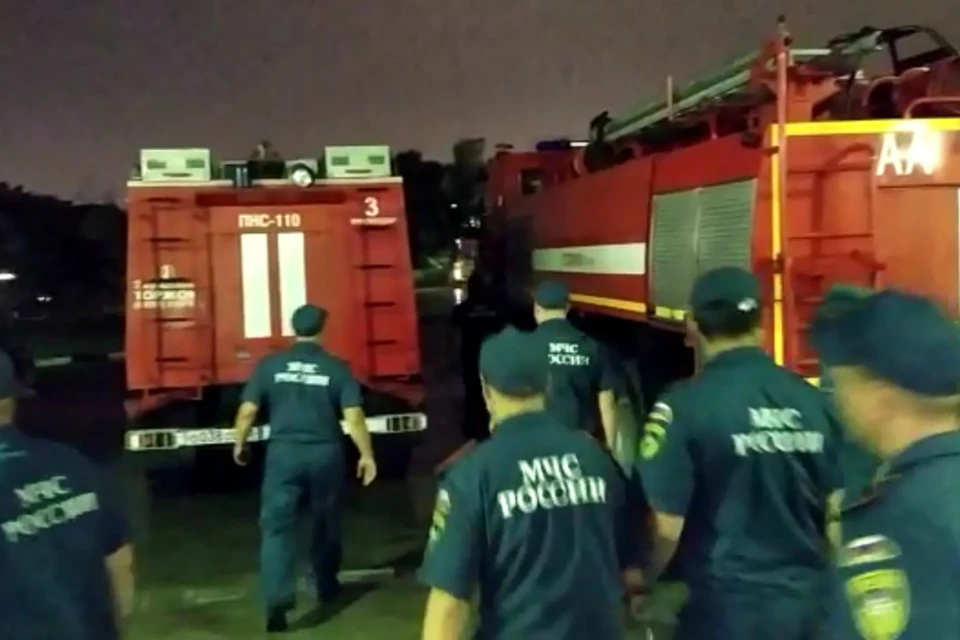 Краснодарские пожарные выдвинулись на помощь донским. Фото: ГУ МЧС