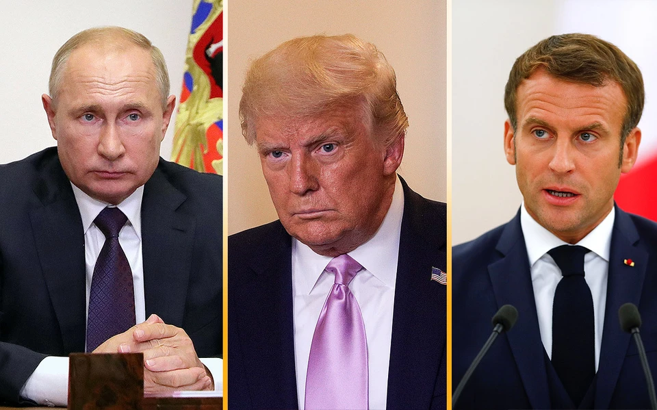Путин, Трамп и Макрон выступили с совместным заявлением по Нагорному Карабаху.