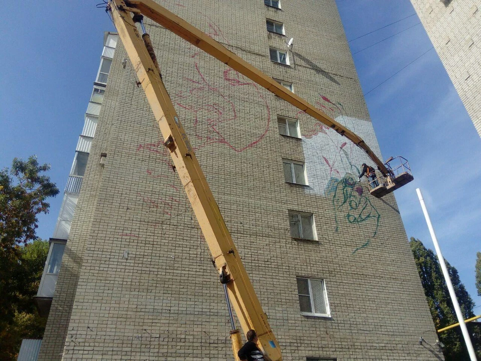 На доме №72/82 по улице Советская появится масштабное граффити