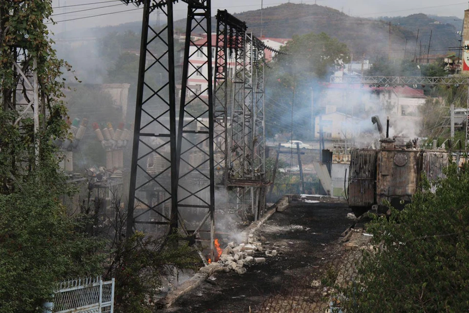 Столица Нагорного Карабаха обесточена из-за обстрелов