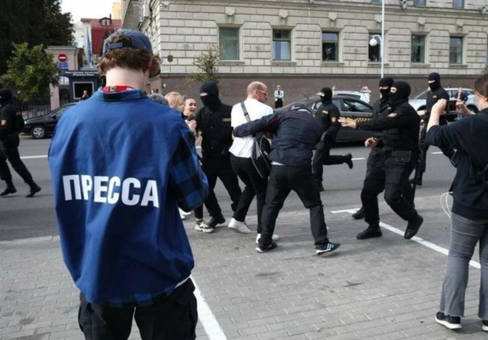 В Минске были задержаны журналисты