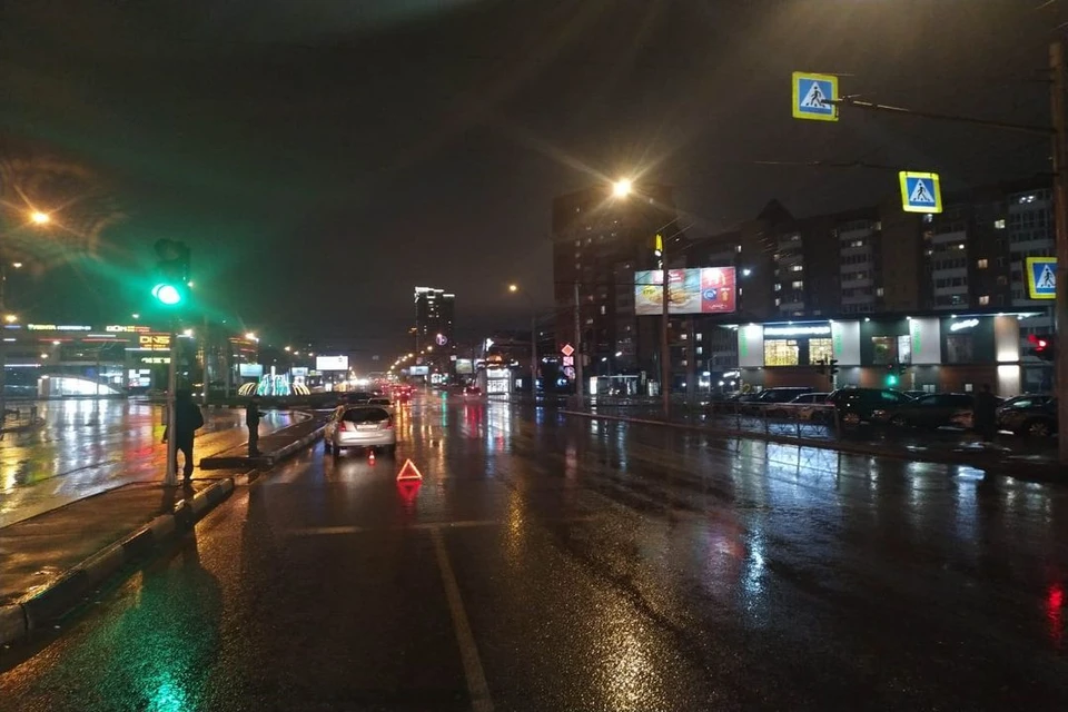 Вечером в Дзержинском районе Новосибирска сбили 13-летнюю девочку. Фото: Госавтоинспекция по Новосибирску