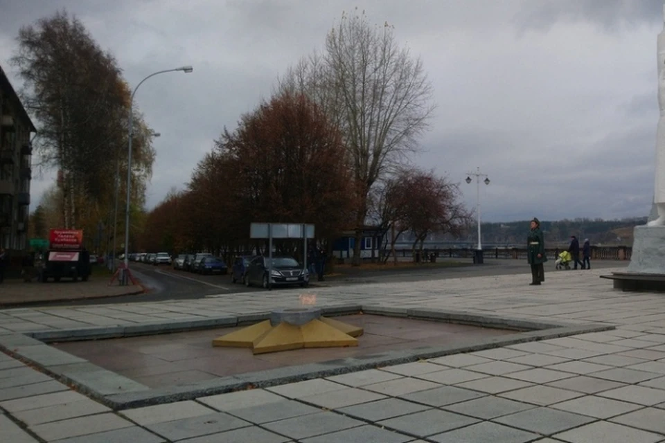 В Кемерове погасят Вечный огонь
